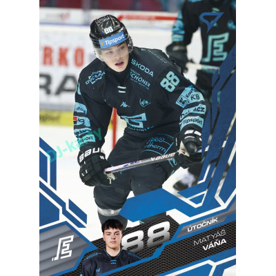2025/26 Sportzoo ELH Play Off #387 Matyáš Váňa Blue Azure