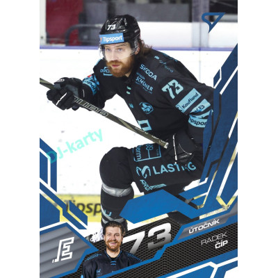 2025/26 Sportzoo ELH Play Off #385 Radek Číp Blue Azure