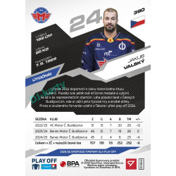 2025/26 Sportzoo ELH Play Off #390 Jakub Valský