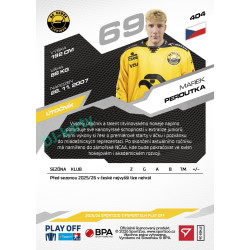 2025/26 Sportzoo ELH Play Off #404 Marek Peroutka