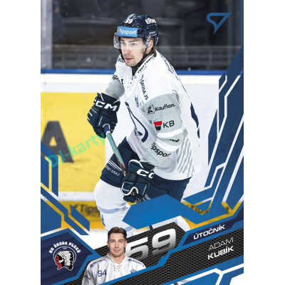 2025/26 Sportzoo ELH Play Off #406 Adam Kubík Blue Azure
