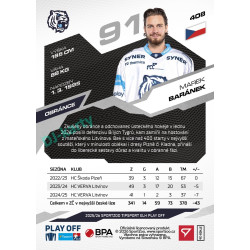 2025/26 Sportzoo ELH Play Off #408 Marek Baránek