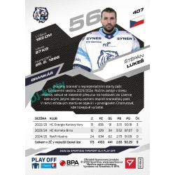 2025/26 Sportzoo ELH Play Off #407 Štěpán Lukeš
