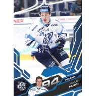 2025/26 Sportzoo ELH Play Off #411 Jakub Hujer Blue Azure