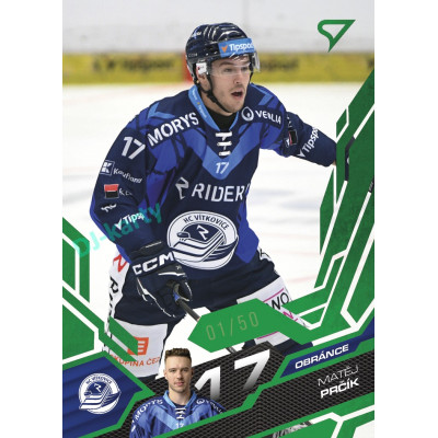 2025/26 Sportzoo ELH Play Off #413 Matěj Prčík Emerald Green xx/50