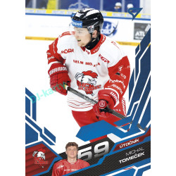 2025/26 Sportzoo ELH Play Off #422 Michal Tomeček Blue Azure