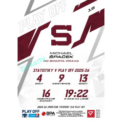 2025/26 Sportzoo ELH Play Off #18 Michael Špaček Play Off