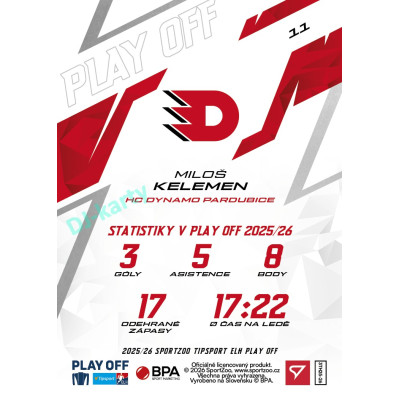 2025/26 Sportzoo ELH Play Off #11 Miloš Kelemen Play Off