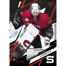 2025/26 Sportzoo ELH Play Off #13 Josef Kořenář Play Off Ruby Red xx/25