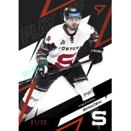 2025/26 Sportzoo ELH Play Off #18 Michael Špaček Play Off Ruby Red xx/25