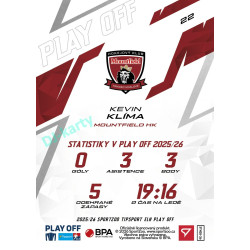 2025/26 Sportzoo ELH Play Off #22 Kevin Klíma Play Off