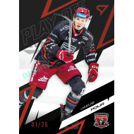 2025/26 Sportzoo ELH Play Off #24 Jakub Pour Play Off Ruby Red xx/25