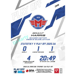 2025/26 Sportzoo ELH Play Off #35 Brant Harris Play Off
