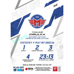2025/26 Sportzoo ELH Play Off #32 Tomáš Cibulka Play Off