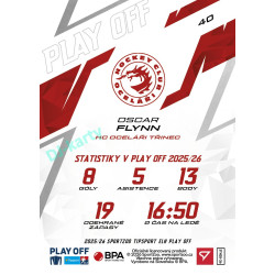 2025/26 Sportzoo ELH Play Off #40 Oscar Flynn Play Off