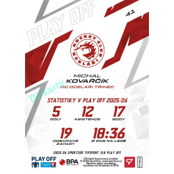 2025/26 Sportzoo ELH Play Off #41 Michal Kovařčík Play Off