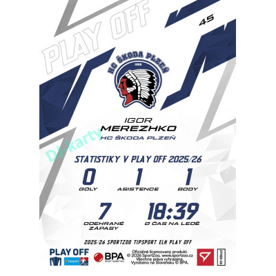 2025/26 Sportzoo ELH Play Off #45 Igor Merezhko Play Off