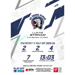 2025/26 Sportzoo ELH Play Off #48 Lukáš Strnad Play Off