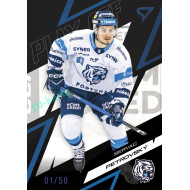 2025/26 Sportzoo ELH Play Off #54 Servác Petrovský Play Off Azure Blue xx/50