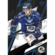 2025/26 Sportzoo ELH Play Off #58 Jindřich Abdul Play Off Azure Blue xx/50
