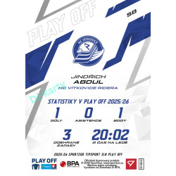 2025/26 Sportzoo ELH Play Off #58 Jindřich Abdul Play Off