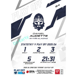 2025/26 Sportzoo ELH Play Off #64 Daniel Audette Play Off
