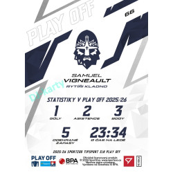 2025/26 Sportzoo ELH Play Off #66 Samuel Vigneault Play Off