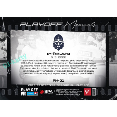 2025/26 Sportzoo ELH Play Off #PM-01 Rytíři Kladno Play Off Moments