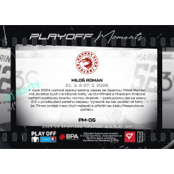 2025/26 Sportzoo ELH Play Off #PM-06 Miloš Roman Play Off Moments
