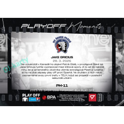 2025/26 Sportzoo ELH Play Off #PM-11 Jake Gricius Play Off Moments