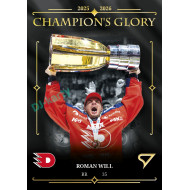 2025/26 Sportzoo ELH Play Off #CG-01 Roman Will Champions Glory