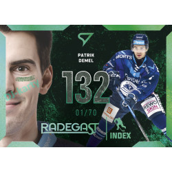 2025/26 Sportzoo ELH Play Off #RI-16 Patrik Demel Radegast Index Shimmer Green xx/70