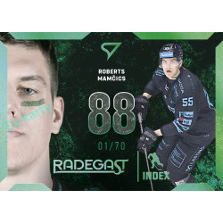 2025/26 Sportzoo ELH Play Off #RI-07 Roberts Mamčics Radegast Index Shimmer Green xx/70
