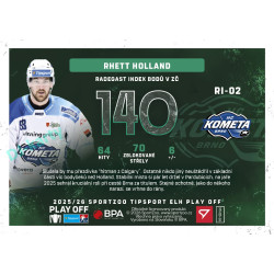 2025/26 Sportzoo ELH Play Off #RI-02 Rhett Holland Radegast Index