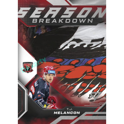 2025/26 Sportzoo ELH Play Off #SB-10 T. J. Melancon Season Breakdown