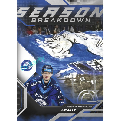 2025/26 Sportzoo ELH Play Off #SB-34 Joseph Francis Leahy Season Breakdown