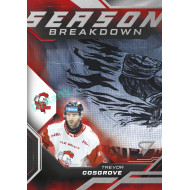 2025/26 Sportzoo ELH Play Off #SB-40 Trevor Cosgrove Season Breakdown