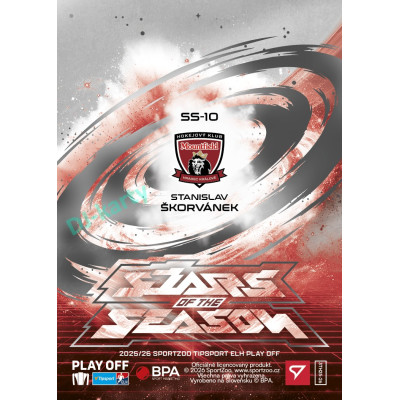 2025/26 Sportzoo ELH Play Off #SS-10 Stanislav Škorvánek Stars of the Season