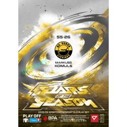 2025/26 Sportzoo ELH Play Off #SS-26 Markuss Komuls Stars of the Season