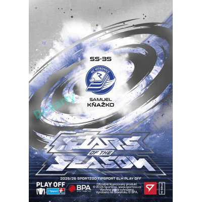 2025/26 Sportzoo ELH Play Off #SS-35 Samuel Kňažko Stars of the Season