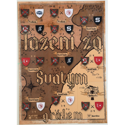 2025/26 Sportzoo ELH Play Off komplet 9ks Puzzle Quest