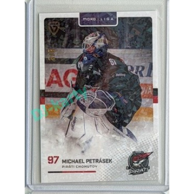 2025/26 Goal Cards Maxa liga 2.s. #CHOM-16 Michael Petrásek Jungle Parallel 3/6