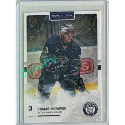 2025/26 Goal Cards Maxa liga 2.s. #KOL-16 Tomáš Moravec Jungle Parallel 3/6