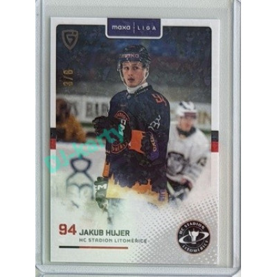 2025/26 Goal Cards Maxa liga 2.s. #LIT-25 Jakub Hujer Jungle Parallel 3/6