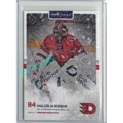 2025/26 Goal Cards Maxa liga 2.s. #PCE-17 Malcolm Subban Jungle Parallel 3/6