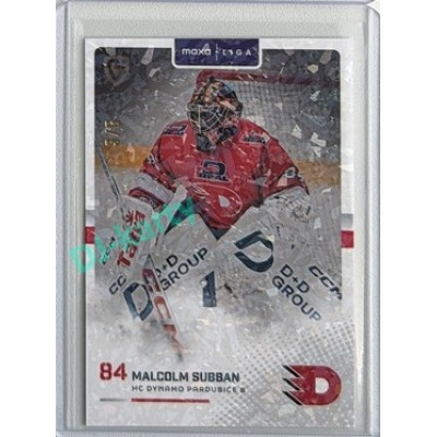 2025/26 Goal Cards Maxa liga 2.s. #PCE-17 Malcolm Subban Jungle Parallel 3/6