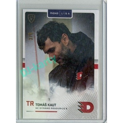 2025/26 Goal Cards Maxa liga 2.s. #PCE-28 Tomáš Kaut Jungle Parallel 3/6