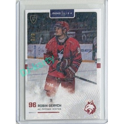 2025/26 Goal Cards Maxa liga 2.s. #FMI-17 Robin Gerych Jungle Parallel 3/6