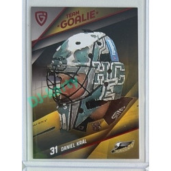 2025/26 Goal Cards Maxa liga 2.s. #TG-14 Daniel Král Team Goalie Red 4/6