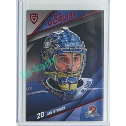 2025/26 Goal Cards Maxa liga 2.s. #TG-11 Jan Strmeň Team Goalie Red 4/6